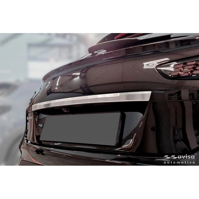Avisa Brushed Stainless Steel Trunk Tailgate Trim Cover custom-fit