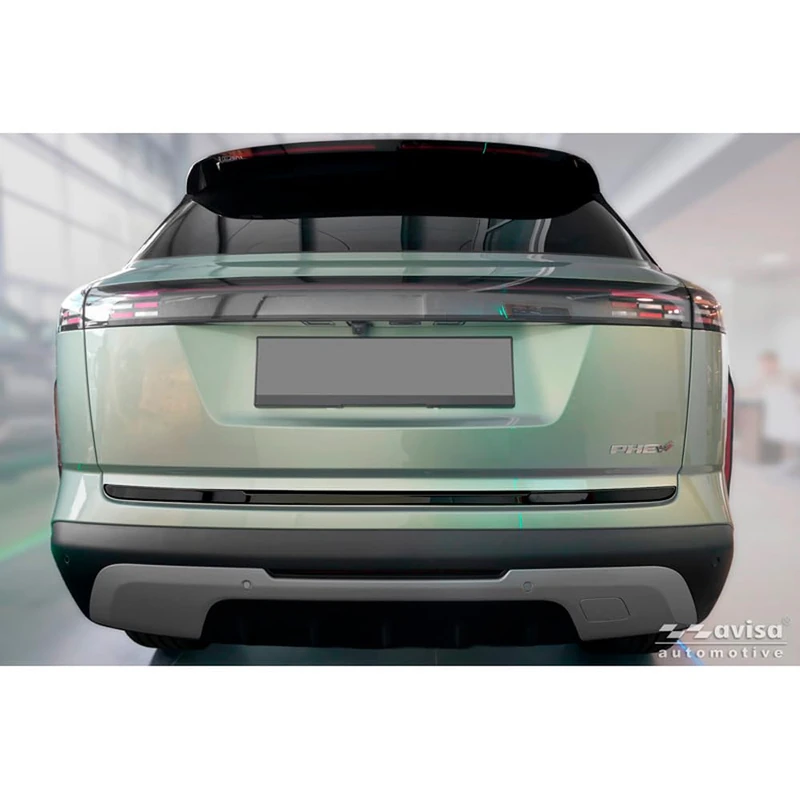 Avisa Black Chrome Stainless Steel Tailgate Trim custom-fit