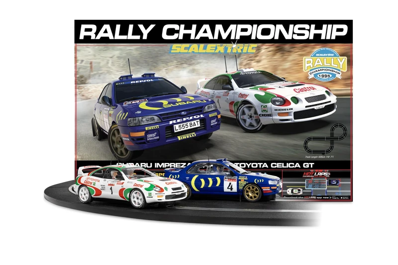 Scalextric C1463M Rally Championship - Hot Laps Slot Sets, for ages 5+