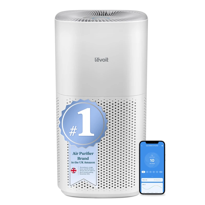 Levoit Smart HEPA Air Purifier for Home Large Room, CADR 697m³/h, 294m²