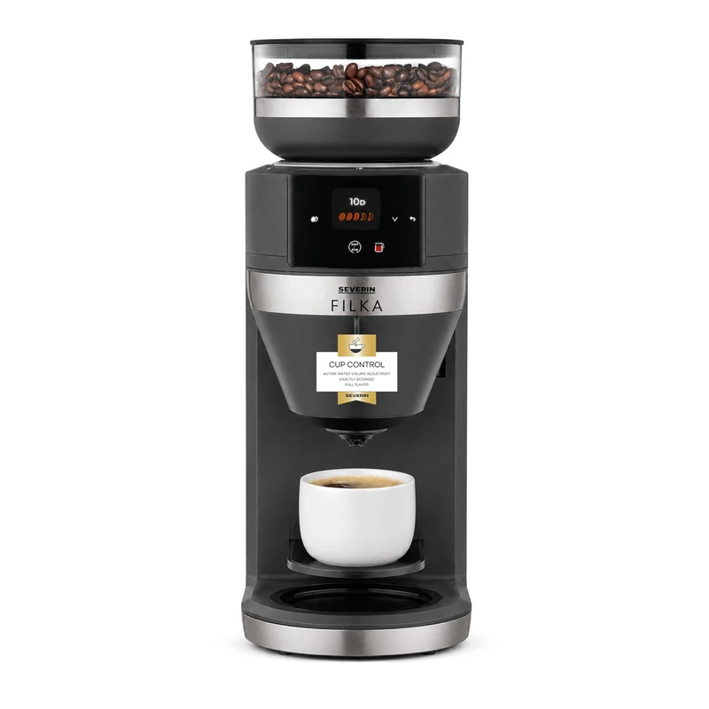 Severin Filter Coffee Machine - 2L Glass Jug, 10 Cups