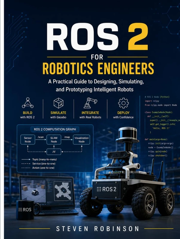 ROS 2 for robotics engineers: A practical guide to designing, stimulating, and prototyping intelligent robots