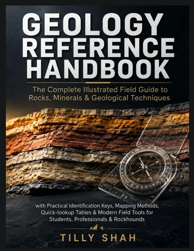 Geology Reference Handbook: The Complete Illustrated Field Guide to Rocks, Minerals & Geological Techniques with Practical Identification Keys, ... & Rockhounds (ILLUSTRATED PRACTICAL GUIDES)
