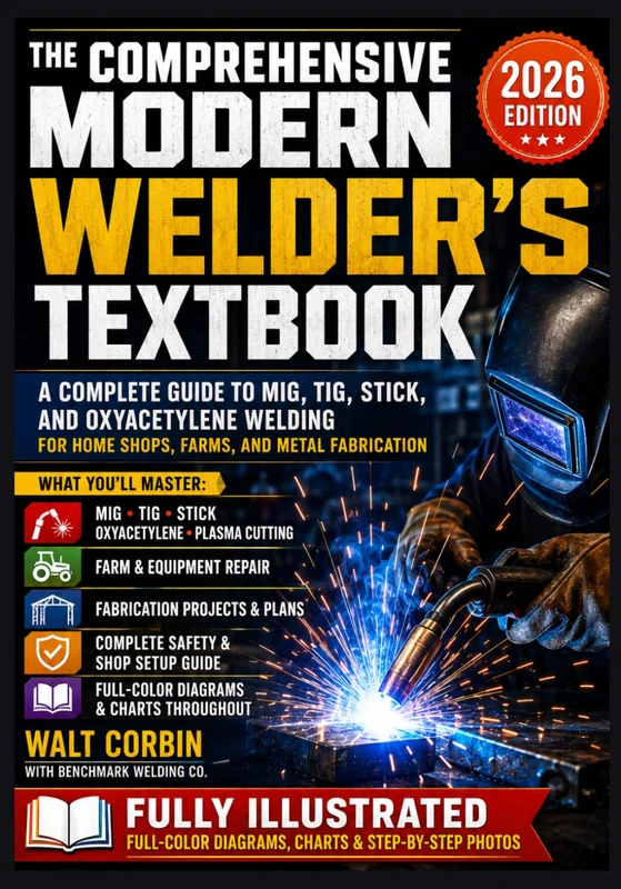 THE COMPREHENSIVE MODERN WELDER'S TEXTBOOK: A Complete Guide to MIG, TIG, Stick, and Oxyacetylene Welding for Home Shops, Farms, and Metal Fabrication: 1 (TERRAB TEX AND HANDBOOKS)