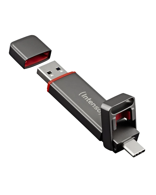 Intenso UX100 External SSD Stick with USB-C & USB-A Dual Port 500GB