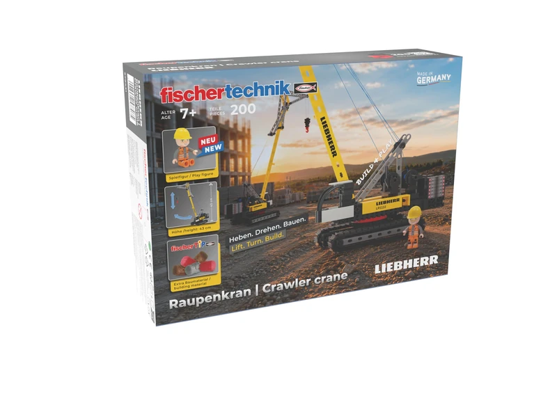 fischertechnik Liebherr Crawler Crane Kit for Children from 7 Years
