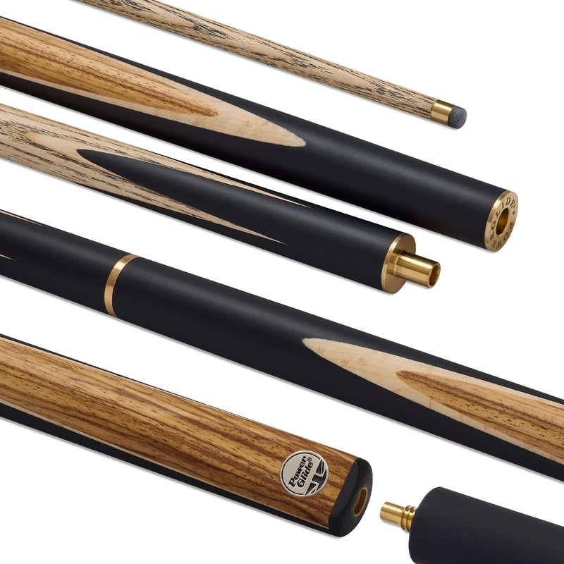 POWERGLIDE Paramount Ash Snooker Cue 3/4 Jointed 18oz 9.5mm