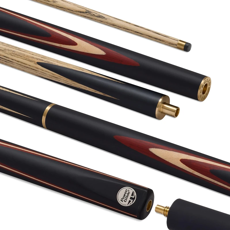 POWERGLIDE Delta Ash Snooker Cue 3/4 Jointed 18oz 9.5mm