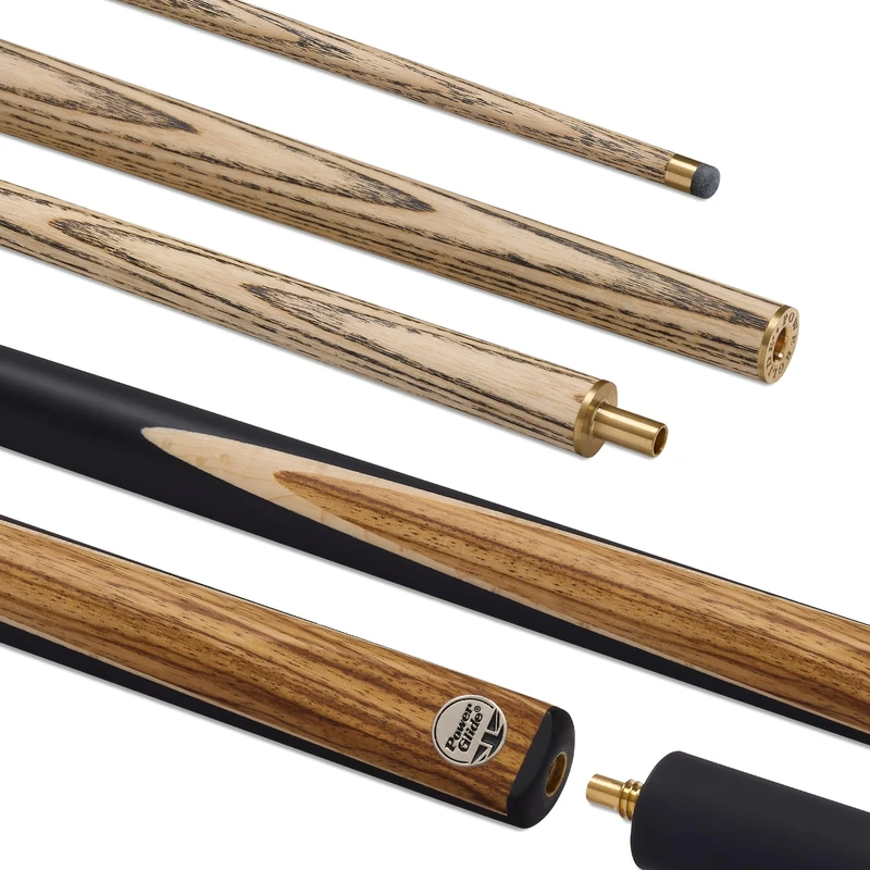 POWERGLIDE Paramount Ash Snooker Cue 2 Piece 18oz 9.5mm Tip