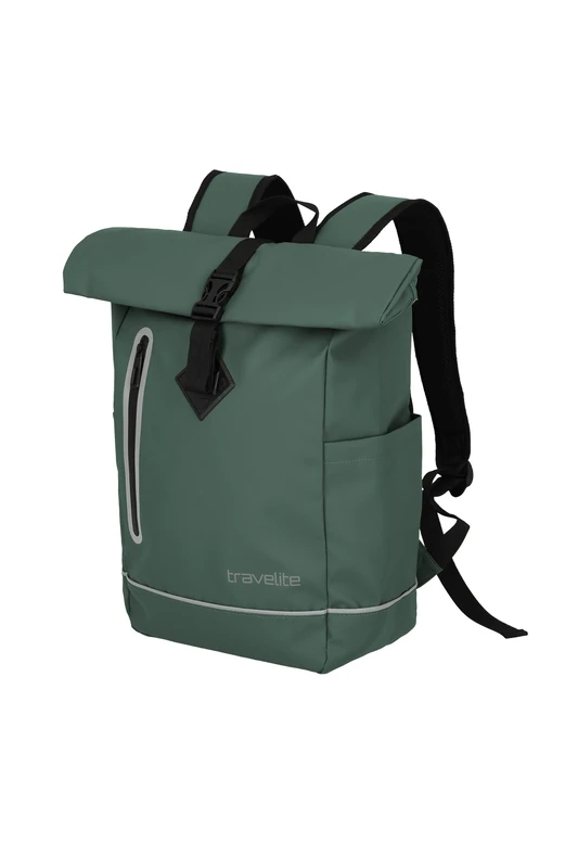 travelite Rolltop Cabin Backpack BASICS, 48 cm, 19 Litres, Waterproof