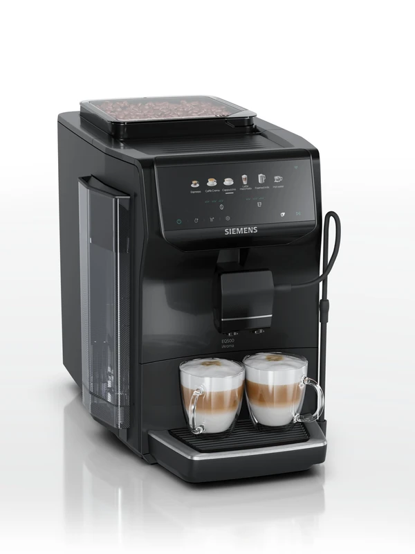 SIEMENS EQ500 iAroma Bean to Cup Coffee Machine, TP551G09, Black