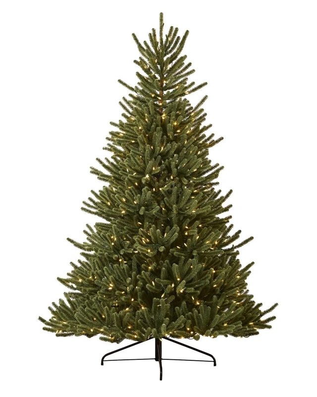 Pre-Lit Empress Fir Christmas Tree, 7 ft