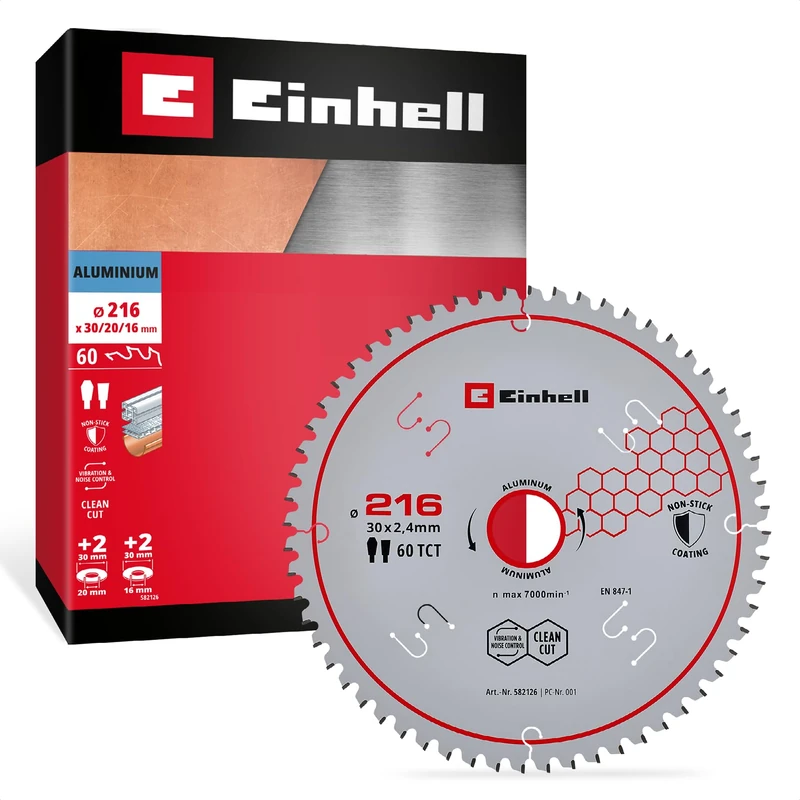 Einhell Circular Saw Blade 216mm - 60T Aluminium Cutting