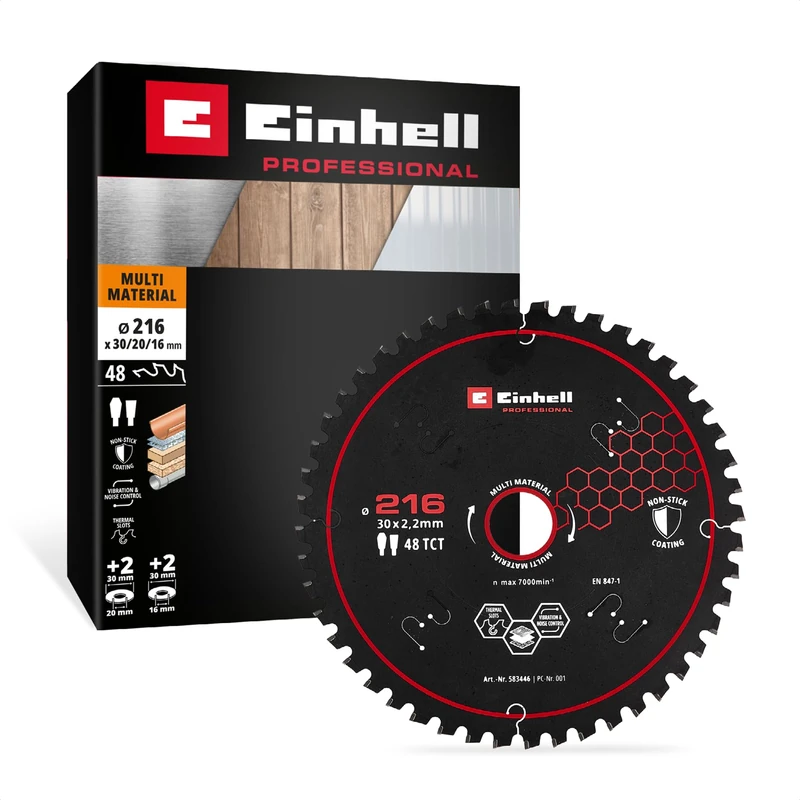 Einhell Professional Circular Saw Blade 216mm - 48T Multi-Material
