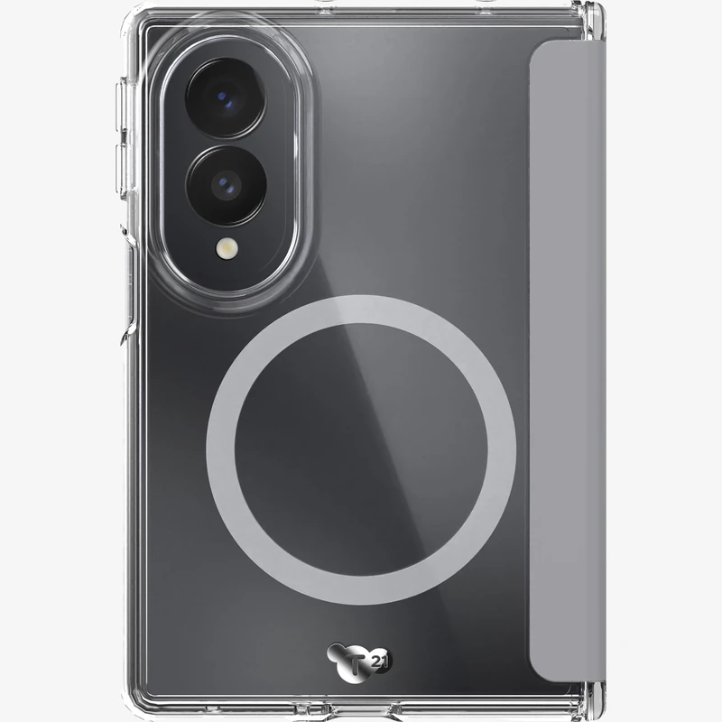 tech21 EvoClear Case with Magnets for Samsung Galaxy Z Fold8 | Clear
