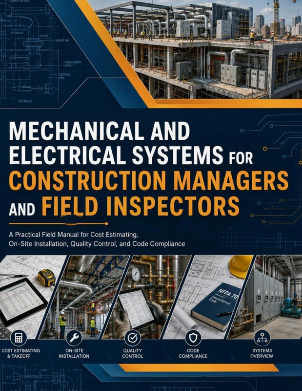 MECHANICAL AND ELECTRICAL SYSTEMS FOR CONSTRUCTION MANAGERS AND FIELD INSPECTORS: A Practical Field Manual for Cost Estimating, On-Site Installation, Quality Control, and Code Compliance