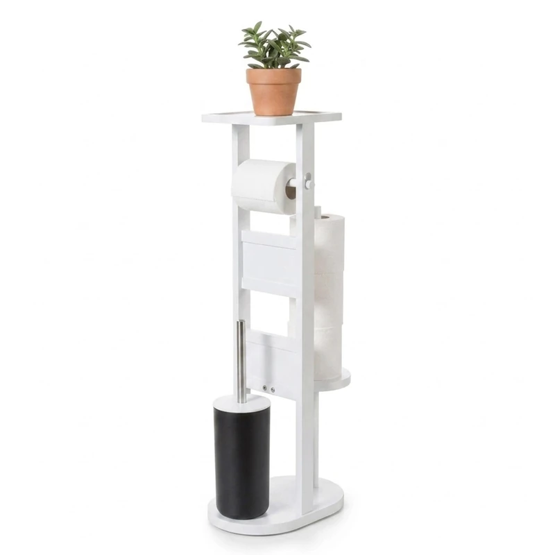 Relaxdays WC Set, white