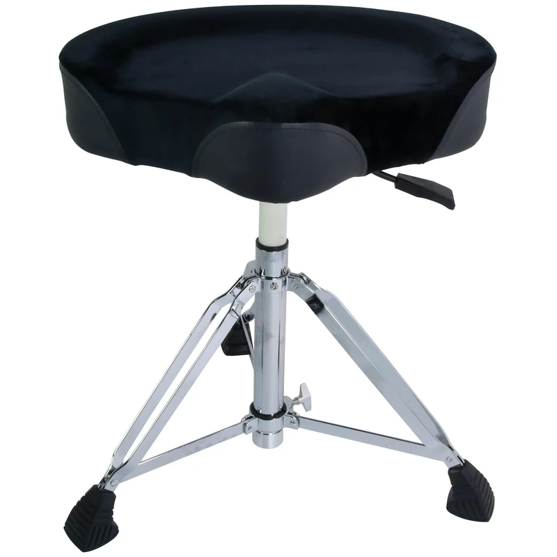 Chord Deluxe Gas Lift Drum Throne Adjustable Height, Padded Drum Stool