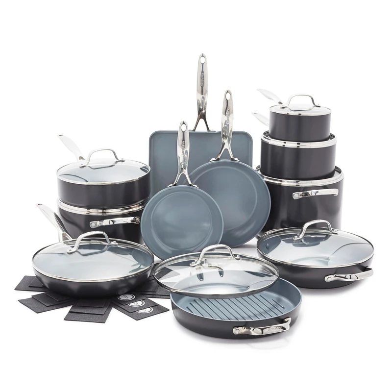 GreenPan Valencia Pro Cookware Set 22 Pieces