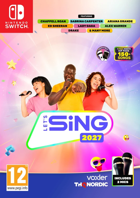 Let's Sing 2027 2 Mic Bundle - Nintendo Switch 1