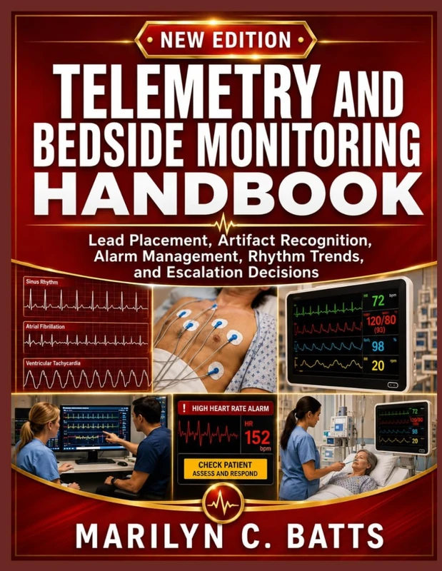 Telemetry and Bedside Monitoring Handbook: Lead Placement, Artifact Recognition, Alarm Management, Rhythm Trends, and Escalation Decisions