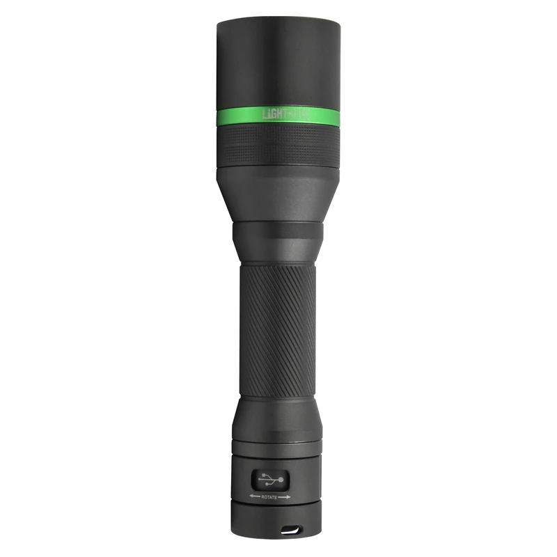 Lighthouse Rechargeable Focus Torch 2000 Lumen LED – USB-C Cable Included