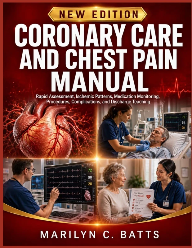 Coronary Care and Chest Pain Manual: Rapid Assessment, Ischemic Patterns, Medication Monitoring, Procedures, Complications, and Discharge Teaching
