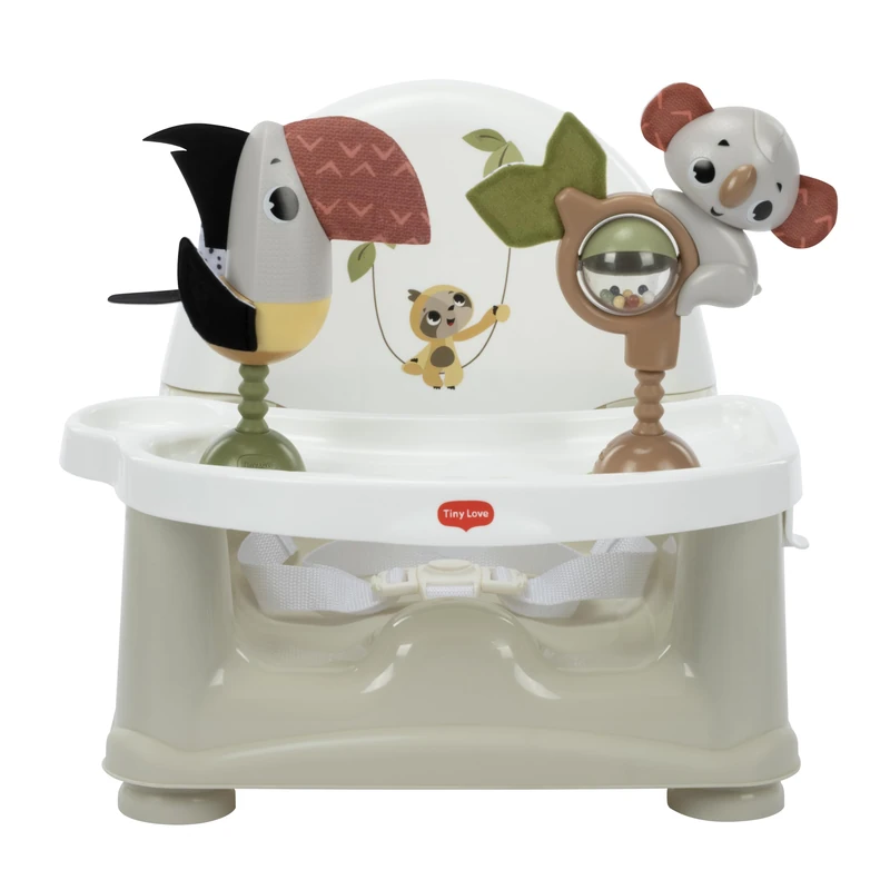 Tiny Love 2-in-1 Activity Booster, 6 Months - 3 Years, Beige, Boho Chic