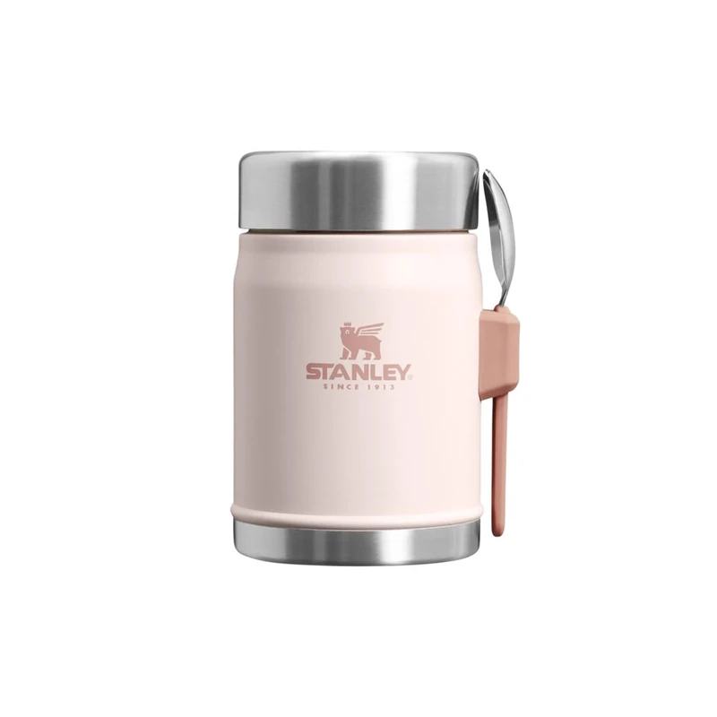 Stanley 1913 Classic Food Jar with Spork 0.4L - Rose Quartz
