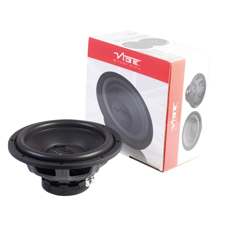VIBE PULSE12D2-V3 Subwoofer, 12 Inch, 1050 Watts, Dual 2 Ohm, Pressed Paper Cone with Foam Rubber Surround