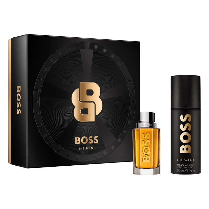 BOSS The Scent Eau de Toilette for Men and Deodorant Spray Duo Gift Set 50ml & 150ml