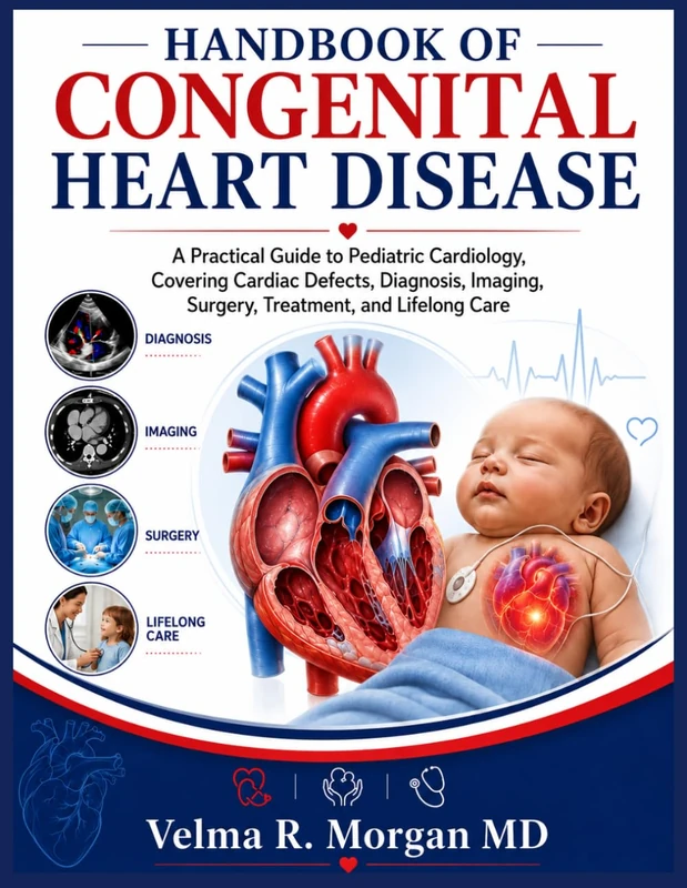 HANDBOOK OF CONGENITAL HEART DISEASE: A Practical Guide to Pediatric Cardiology, Covering Cardiac Defects, Diagnosis, Imaging, Surgery, Treatment, and Lifelong Care