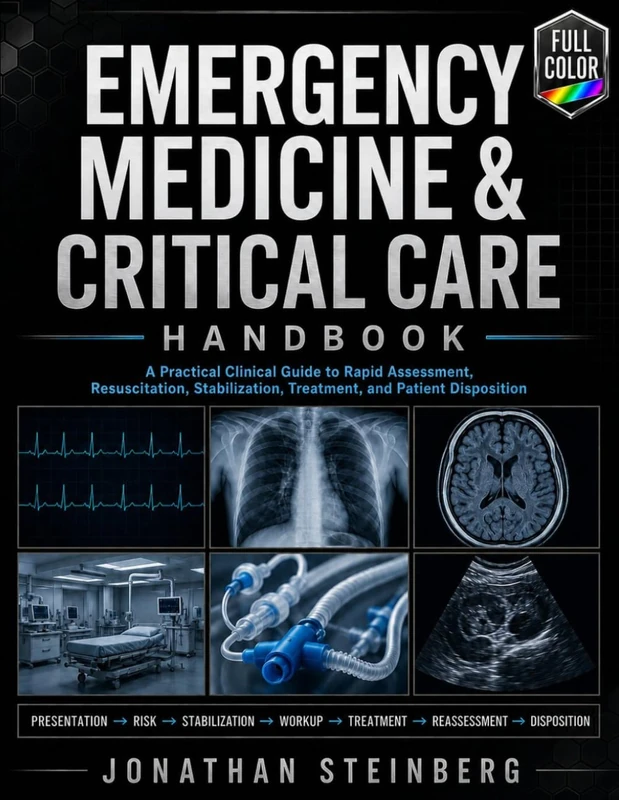 Emergency Medicine & Critical Care Handbook: A Practical Clinical Guide to Rapid Assessment, Resuscitation, Stabilization, Treatment, and Patient Disposition