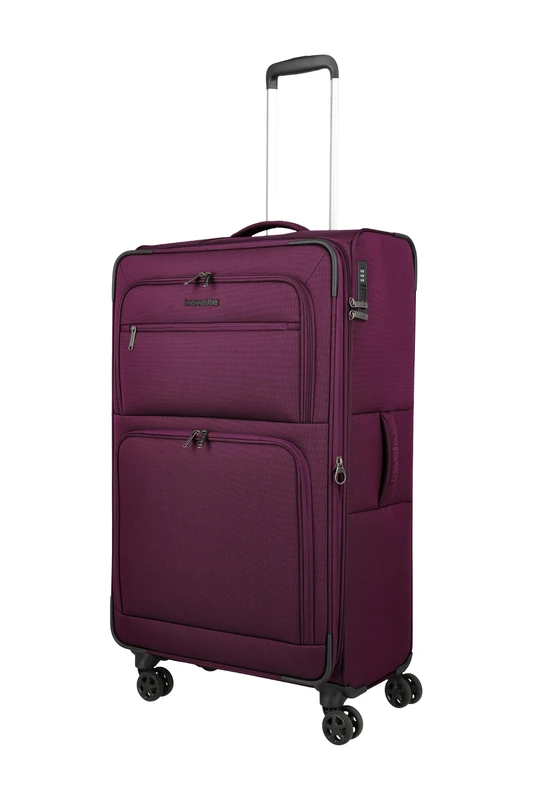 Travelite Cubis Suitcase Large 83 cm 118-130 L Trolley with TSA Lock