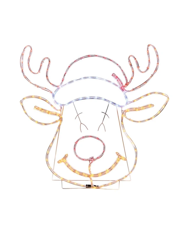 WeRChristmas Rudolph Reindeer Rope Light Silhouette, 80cm