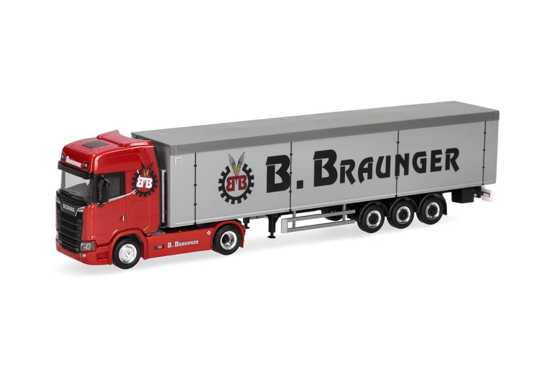 Herpa Scania CS 20 HD walking-floor semi-trailer truck model in 1:87 scale