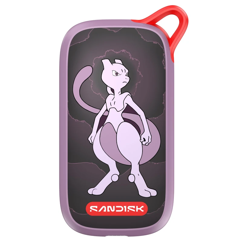 SanDisk Pokémon Portable SSD, Mewtwo Edition USB Type-C 500GB