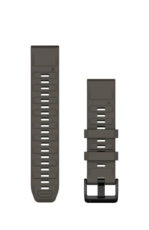 Garmin QuickFit Watch Band 22mm Silicone Strap, Pebble Grey