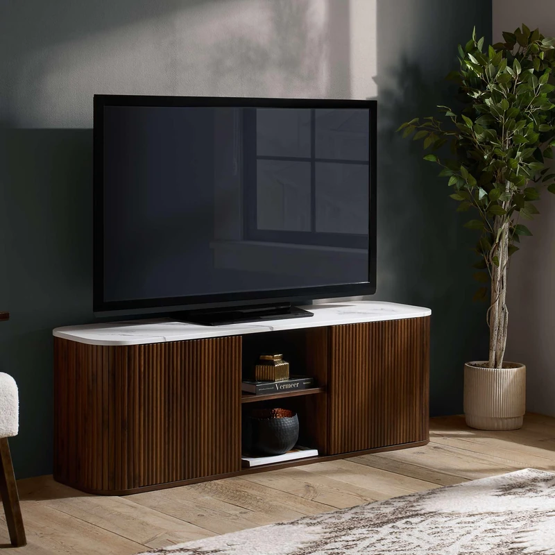 Birlea Russo Large TV Unit (Walnut)