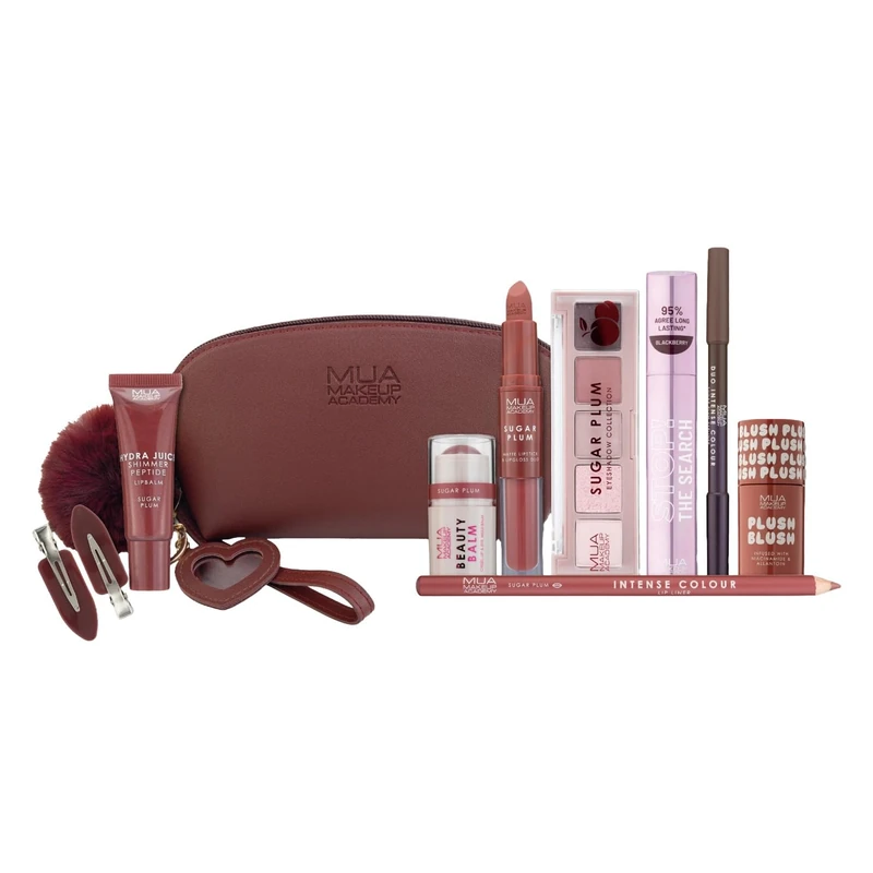 MUA Sugar Plum Gift Set, Includes Reusable Bag (Pack of 1)
