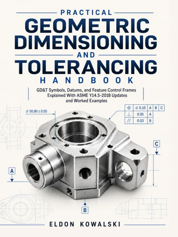 Practical Geometric Dimensioning and Tolerancing Handbook: GD&T Symbols, Datums, and Feature Control Frames Explained With ASME Y14.5-2018 Updates and Worked Examples.