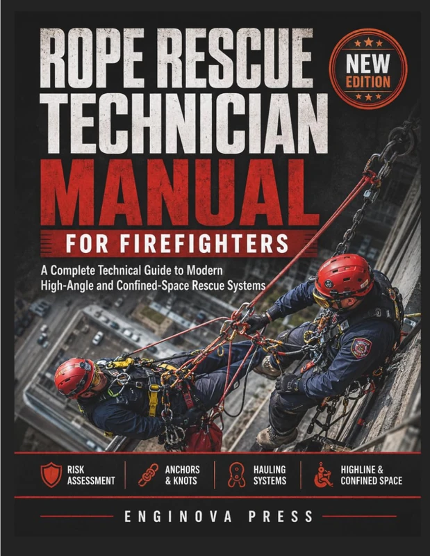 ROPE RESCUE TECHNICIAN MANUAL FOR FIREFIGHTERS: A Complete Technical Guide to Modern High-Angle and Confined-Space Rescue Systems