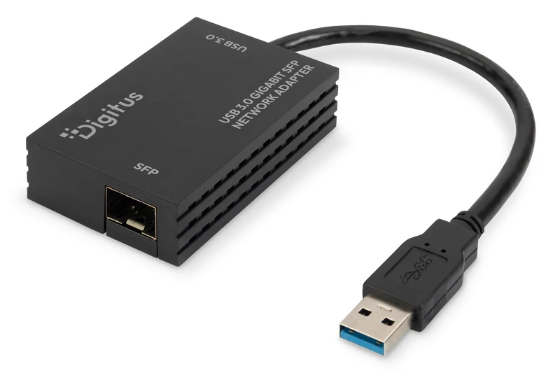 DIGITUS USB 3.2 Gen1 SFP Fibre-Optic Network Adapter – 1 Gbit/s