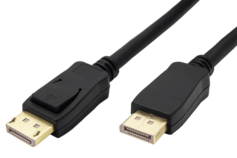 ROLINE GREEN DisplayPort Cable v2.1, 16K@60Hz, 80Gbit/s, UHBR20, DP ST - ST, Black, 3 m