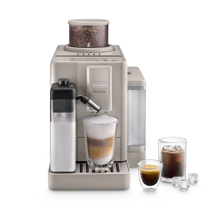 De'Longhi Rivelia Start - Automatic Coffee Machine 10 Drinks Beige