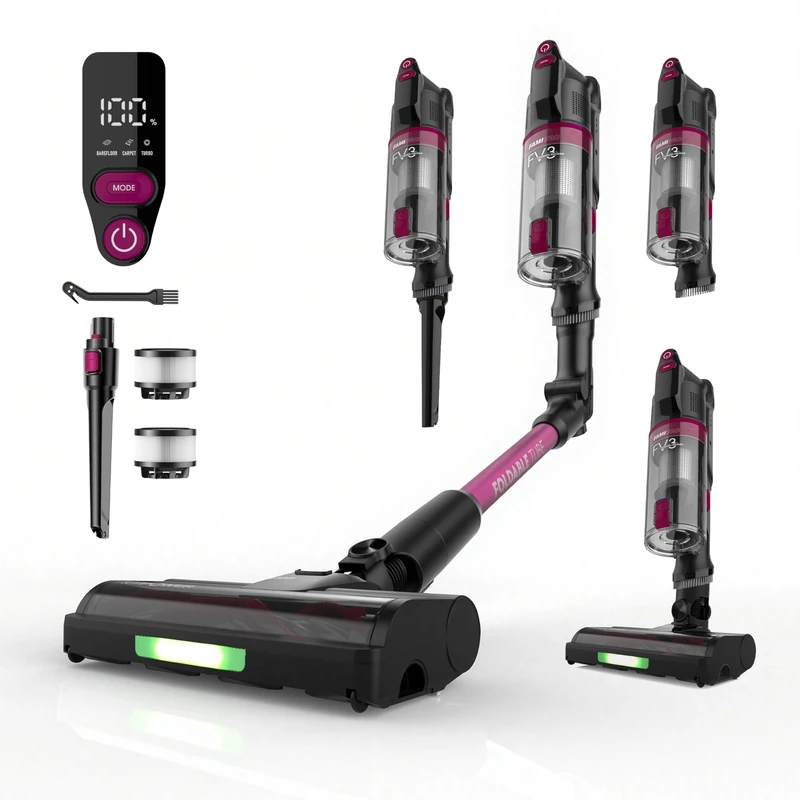 FAMIVAC FV3 Cordless Vacuum Cleaner,Powerful Stick Vacuum for Pet Hair Home