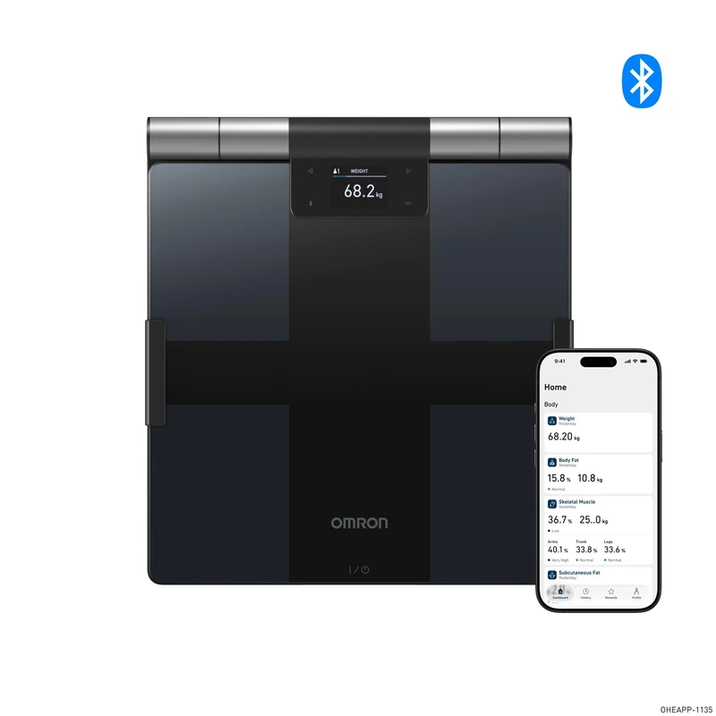 OMRON VIVA 360+ Digital Body Composition Scale with Segmental Analysis