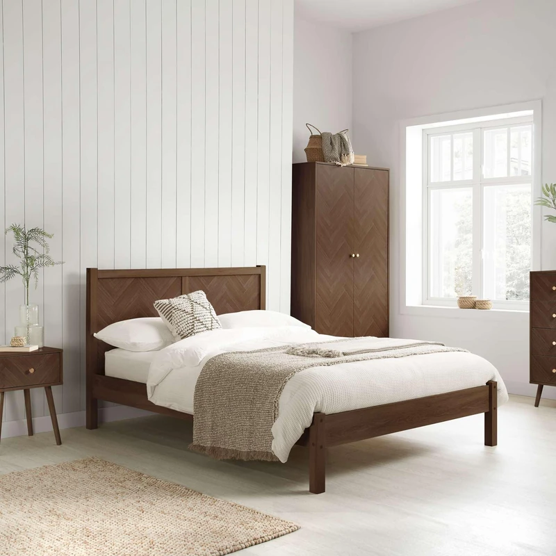 Birlea Herringford King Bed (Walnut)