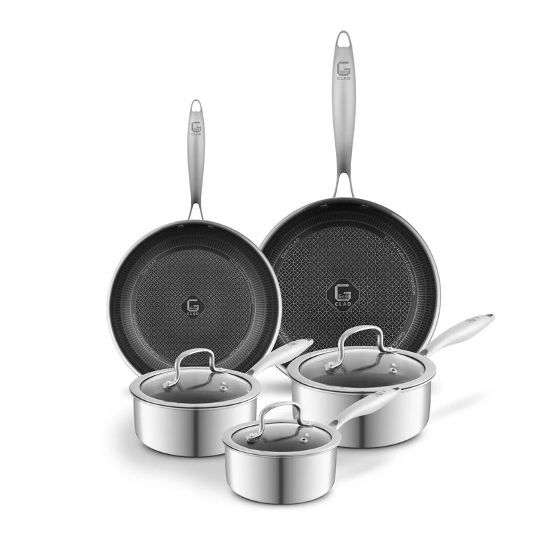 Tower Geo-Clad 5 Piece Hybrid Cookware Set