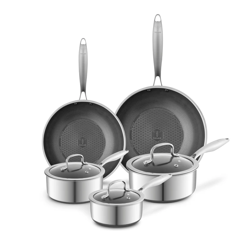 Tower Ti-Clad 5 Piece Hybrid Cookware Set